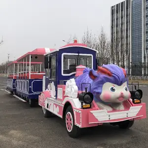 New design shopping mall kids trackless train theme park amusement rides electric tourist train for sale