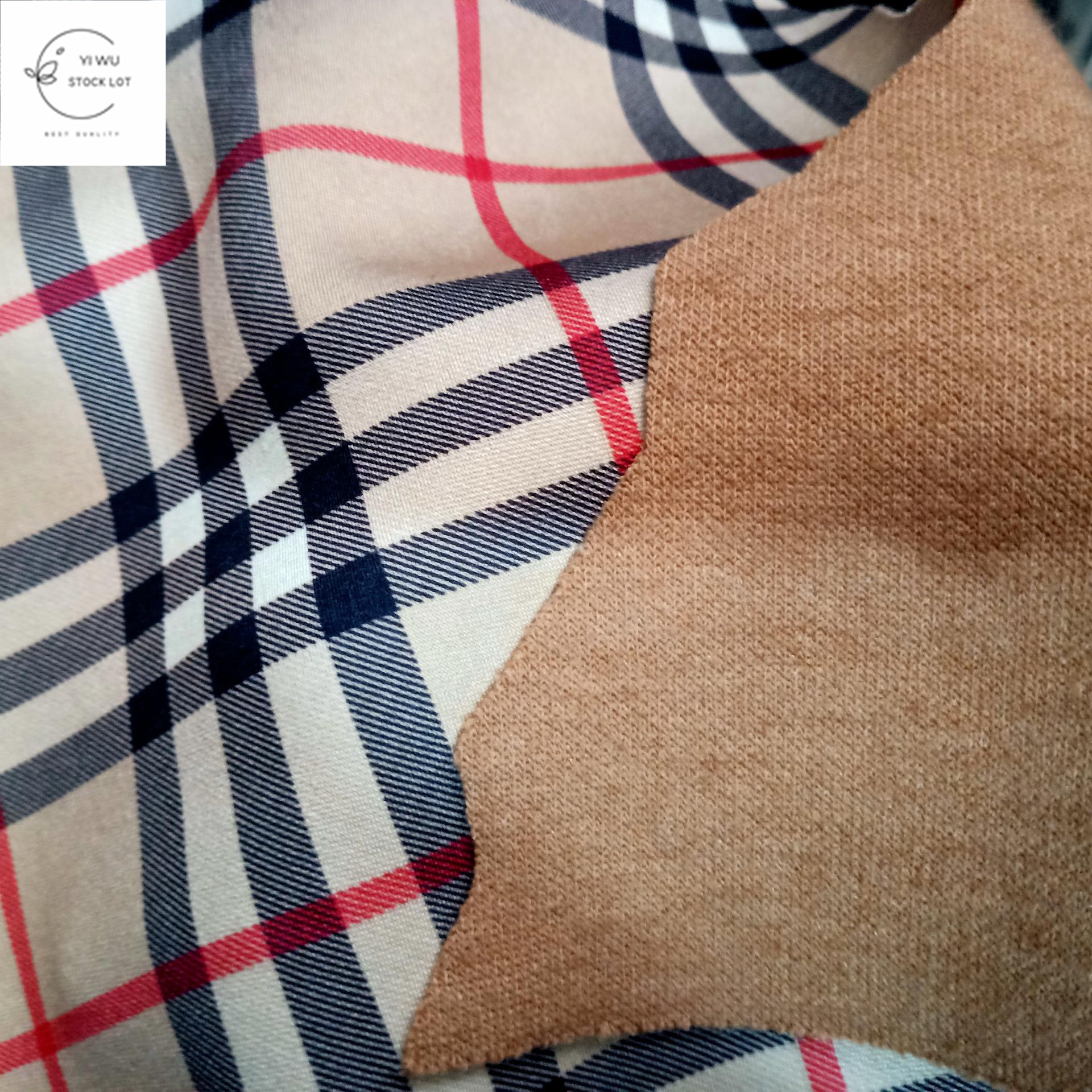 Китайская текстильная партия, дешевая популярная замшевая композитная шерстяная лакированная ткань с принтом