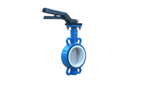 Vanne papillon manuelle à levier, à <span class=keywords><strong>disque</strong></span> en acier inoxydable 316, avec siège en PTFE, en fonte ductile, DN50-600 - Product Image 3