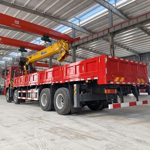 Grúa Montada en Camión Shacman 8*4 de Brazo Recto Grande, 360hp, para Equipos de Construcción - Product Image 5