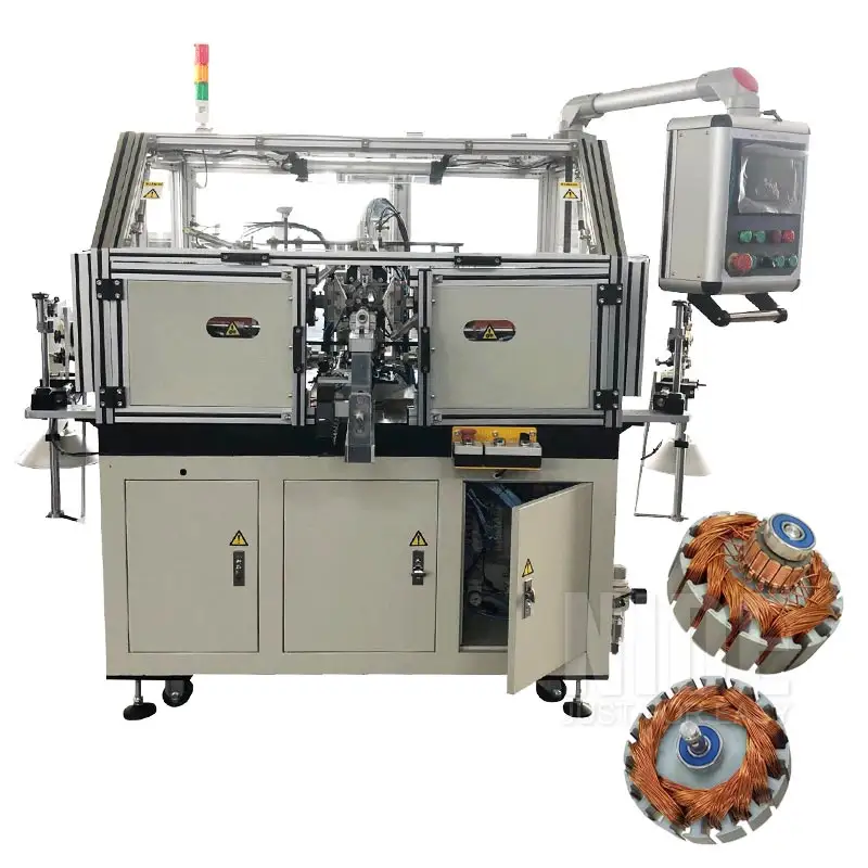 single phase motor production line full automatic universal motor armature coil winding making equipment for sale