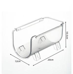 <span class=keywords><strong>Estante</strong></span> de plástico apilable para botellas de vino, organizador de nevera, caja de almacenamiento <span class=keywords><strong>Universal</strong></span> para bebidas - Product Image 4