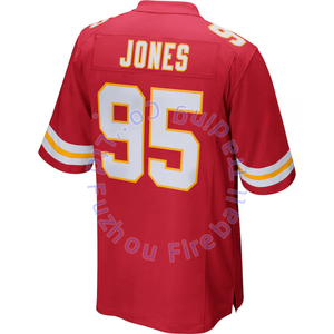 2025 nuevos diseños Jersey para hombres Washington Commanders Player 95 Jones 87 Kelce 23 Tranquill American bordado - Product Image 2