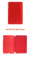 Étuis légers et élégants pour iPad Mini 6/7 8,3 pouces, en cuir PU, avec support arrière rigide en PC, fonction de mise en veille automatique et magnétique