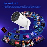 Projecteur LCD portable CatVision HY300 1080P Android 11 180 ANSI Lumens 2G+32G Home Cinéma 0,8 kg