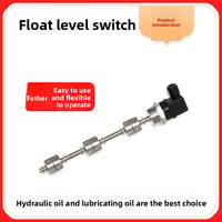 Hirschmann FI072 Capteur de niveau à flotteur en acier inoxydable pour huile hydraulique, lubrifiant et eau, avec contrôle multipoint et interrupteur à lamelles