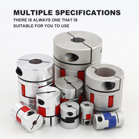 Accouplement de serrage en alliage d'aluminium Vis élastique Connecteur du fabricant de servomoteurs Accouplement d'arbre personnalisable Accouplement d'encodeur