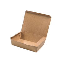 Emballage de traiteur en papier kraft naturel de 3mm d'épaisseur pour sushi nouilles pique-niques fêtes dessert traiter chocolat biscuit boîte à gâteaux