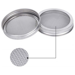 Vaso germogliato <span class=keywords><strong>Set</strong></span> barattolo di vetro con maglia del kit di germinazione in acciaio inossidabile - Product Image 3