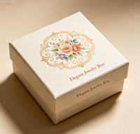Boîte d'emballage rigide personnalisée pour cartouches avec cartouches vides, éponge intérieure, laminage mat, matériaux recyclés pour bijoux