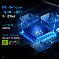 Laptop da Gaming 16 Pollici con Processore Core I7 11370H 11a Gen, RTX 4060, RAM 8GB, SSD 1TB, 144Hz, Tastiera RGB, Notebook OEM di Fabbrica