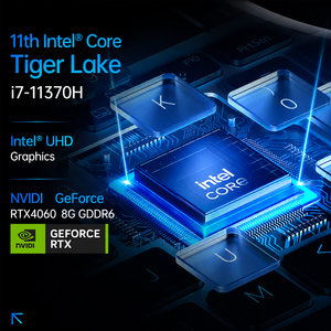 Portátil para Juegos de 16 Pulgadas, Core I7 <span class=keywords><strong>11370H</strong></span> de 11.ª Generación, RTX 4060, RAM de 8GB, SSD de 1TB, 144Hz, Teclado RGB, Venta al Por Mayor de Fábrica, OEM - Product Image 5