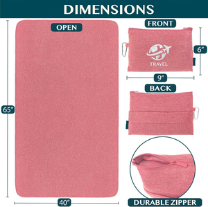 Couverture imprimée personnalisée Avions Couverture de voyage compacte en jersey de polyester dans un sac - Product Image 2
