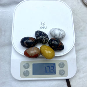 Matériel mixte Pierre Mini Oeufs Coloré Pierres <span class=keywords><strong>De</strong></span> Guérison Statuette Mini Oeufs <span class=keywords><strong>Figurine</strong></span> pour La Décoration <span class=keywords><strong>De</strong></span> La Maison - Product Image 5