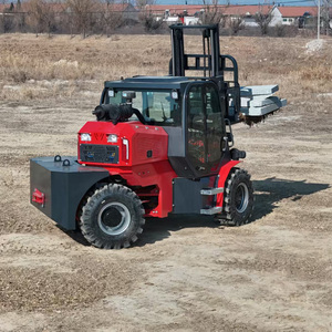 Phổ biến nhất New 4WD tất cả bốn bánh xe Ổ Đĩa 5t 4t khớp nối off road xe nâng <span class=keywords><strong>DIESEL</strong></span> cho địa hình gồ ghề bền Xe Tải xe nâng - Product Image 3