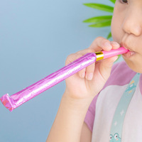 Jouets audio gonflables pour enfants en gros, sifflet, ballon doré, jouets pour enfants, ballons d'anniversaire, décorations de fête