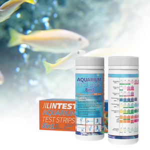 Bandelettes de test d'ammoniac pour <span class=keywords><strong>aquarium</strong></span> 8-en-1 Test d'eau rapide et précis pour réservoirs d'eau douce et d'eau salée pH, carbonate, alcalinité - Product Image 5