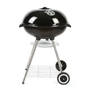 Werksverkauf Outdoor Black Kettle Charcoal Grill mit 1-Touch-Reinigungssystem