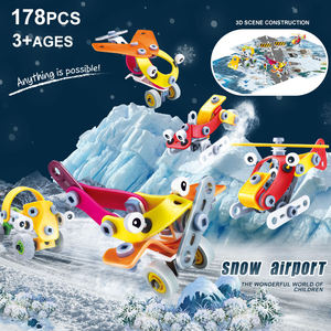 Hanye Kit de Construction DIY 178 Pièces : Maquette d'Avion et Tour de Cloche – Jouet Éducatif STEM pour Enfants - Product Image 2