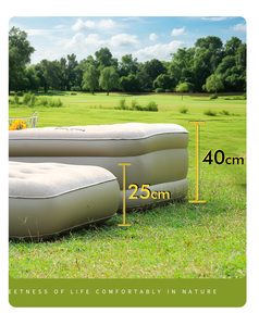 High Quality PVC Inflatable Airbed with Built-in Pump for Home Sleeping Mattress Waterproof Camping <strong>Air</strong> <strong>Bed</strong> - Product Image 5