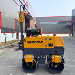 Rodillo Vibratorio VIBROPAC SS-R800 <span class=keywords><strong>de</strong></span> 10 kW con Motor Diésel Refrigerado por Agua, Compactador Manual, Diseño Remolcable y Soportes <span class=keywords><strong>de</strong></span> Goma - Product Image 4