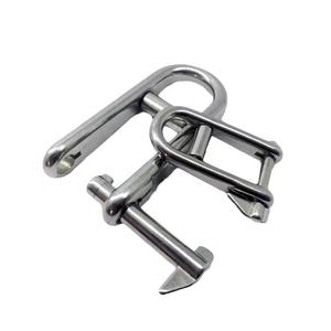 ISURE MARINE Manille plate en acier inoxydable de qualité supérieure avec goupille et barre, accessoires marins pour <span class=keywords><strong>camping</strong></span>, randonnée, bateaux, yachts, kayaks, <span class=keywords><strong>camping</strong></span>-cars - Product Image 2