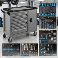 2023 nouveau design atelier de garage personnalisé 7 tiroirs armoire à outils de roulement en métal/chariot/chariot