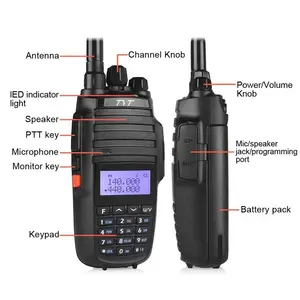 Best-selling TYT TH-UV8000D Dual Band 10W Portable RADIO 3600mAh High Battery Capacity CE FCC Approved