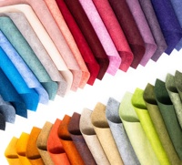 Feutre de laine 100 % fine coloré, disponible en plusieurs couleurs, matériau en laine, vente chaude directe usine