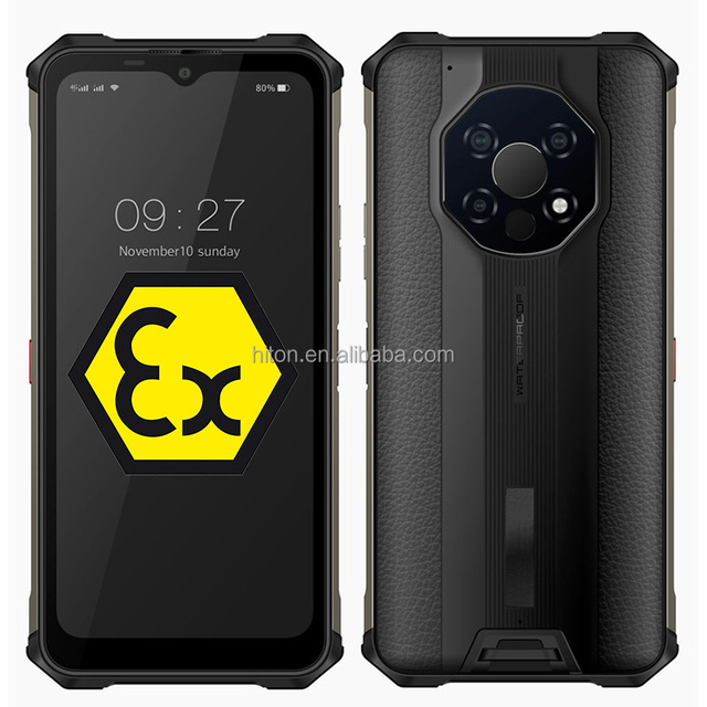 Cheapest Factory 6.52 Inch 5G Android11.0 Explosion-proof Mobile Phone Supports PTT/GPS/SOS/NFC Fingerprint Infrared Thermometer