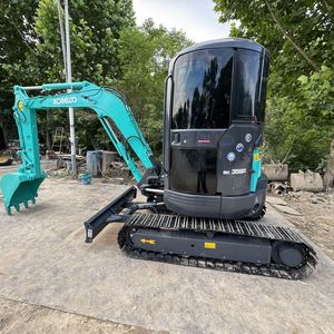 Mini-excavatrice sur chenilles Kobelco SK35SR d'origine japonaise, 3,5 tonnes, faible nombre d'heures, <span class=keywords><strong>haute</strong></span> efficacité, pour jardinage et travaux de construction - Product Image 1