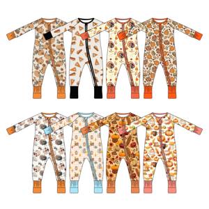 Whatnot sẵn sàng để tàu tre viscose bé Đồ ngủ mềm kích thước ngẫu nhiên và in bé Dây Kéo bán buôn mestery hộp weiwei tre - Product Image 2