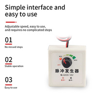 Controlador de Motor Paso a Paso Hanpose, Control de Velocidad Ajustable, Control de Señal de Pulso, Funcionamiento Estable, Generador de Pulsos