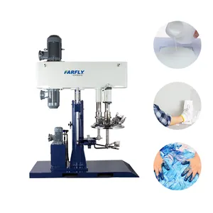 China Farfly New FDL 600 double shaft butterfly customized high viscosity mixer with scraper for putty production