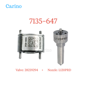 Kit de réparation d'<span class=keywords><strong>injecteur</strong></span> 7135-647, soupape de commande 28239294, buse L120PRD pour <span class=keywords><strong>injecteur</strong></span> de carburant <span class=keywords><strong>diesel</strong></span> EJBR04001D EJBR01801A EJBR01801Z - Product Image 2