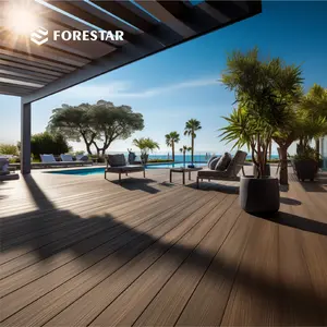 High quality composite decking boards flooring supplies for outdoor