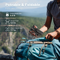 Stabilisateur de cardan mobile L9 3 axes avec suivi automatique du visage et suivi IA, batterie 2500 mAh, perche à selfie avec extension intégrée