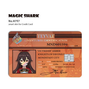 बैंक कार्ड फ्रंट साइड सुरक्षात्मक त्वचा स्टिकर कस्टम वाटरप्रूफ हटाने योग्य होलोग्राम एटम क्रेडिट कार्ड कवर स्टिकर - Product Image 6