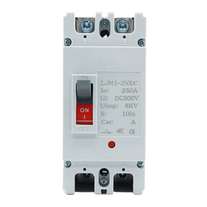 Автоматический выключатель в литом корпусе (MCCB) 16А-250А, 2P/<span class=keywords><strong>3P</strong></span>, 500В-1500В для аккумуляторных модулей и систем накопления энергии, CE, оптовая продажа напрямую с завода - Product Image 1