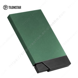 TILONSTAR TVC500 logotipo personalizado regalo tarjeta de visita titular ID Banco tarjeta caso personalizado RFID automático Pop Up titulares de tarjetas de crédito - Product Image 1