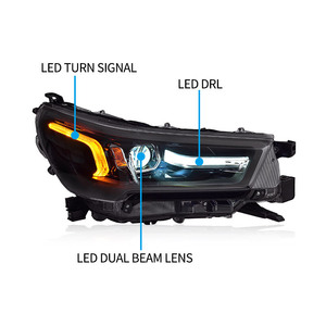 도요타 REVO ROCCO LED 헤드라이트 2021 2023 HI 램프 Drl 프로젝터 렌즈 자동차 액세서리 용 자동차 조명 - Product Image 6