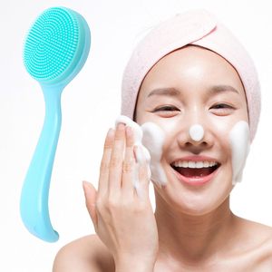 Brosse nettoyante manuelle en silicone personnalisable avec logo – Exfoliant imperméable doux pour la peau, idéal pour l'élimination des points noirs et des points blancs, et le démaquillage - Product Image 6