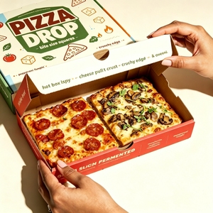 Individuell Bedruckte Kleine Pizza-Verpackungsbox 8 10 12 14 16 Zoll Takeaway Wellpappe Mini Pizza-Lieferkarton - Product Image 3