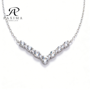 Collier en diamant cultivé en laboratoire en gros avec argent sterling 925, livraison rapide pour les distributeurs de bijoux internationaux - Product Image 2