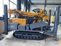 Machine de forage de puits d'eau pneumatique haute performance et durable, profondeur 200m, avec moteur diesel et générateur de pompe pour haute vitesse