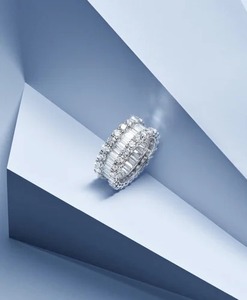 Anillo de Diamante Moissanita Hecho a Mano, Plata 925, Joyería Fina para Mujer, Venta al Por Mayor, Diseño Personalizado Disponible al Mejor Precio - Product Image 5