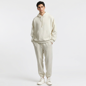 Conjunto de Sudadera con Capucha y Pantalones Deportivos Unisex 2 en 1, Diseño Animal, 100% Algodón, Felpa, Estilo Urbano, de Alta Calidad, Personalizable - Product Image 1