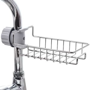 Kitchen Storage Rack, Faucet <b>Sink</b> Storage Rack, Household Sponge Cloth, Dishwashing and Draining Rack, Hanging <b>Basket</b> - Product Image 2