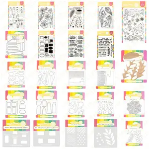 Nuove foglie animali autunno timbri trasparenti fustelle in metallo Stencil lamina calda Scrapbooking carta fogli di Album fatti a mano W23-238