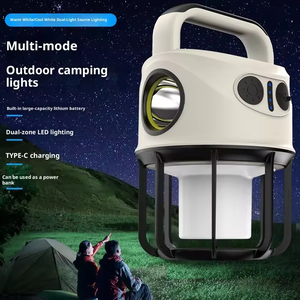 Luz LED para tienda de campaña, lámpara portátil de mano, linterna de 300LM, recargable por USB tipo C para viajes, senderismo, luces nocturnas para acampar - Product Image 5